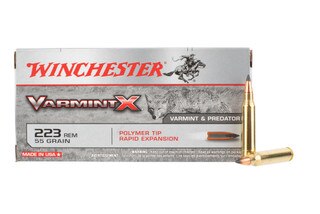 Winchester Varmint X 223 Rem 55gr Polymer Tip Ammo - Box of 20